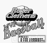The Game Boy Database - Roger Clemens' MVP Baseball